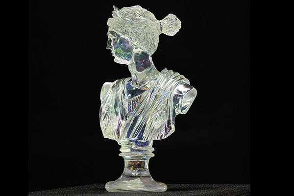 Transparent Resin Bust Sculpture For Interior Decoraiton